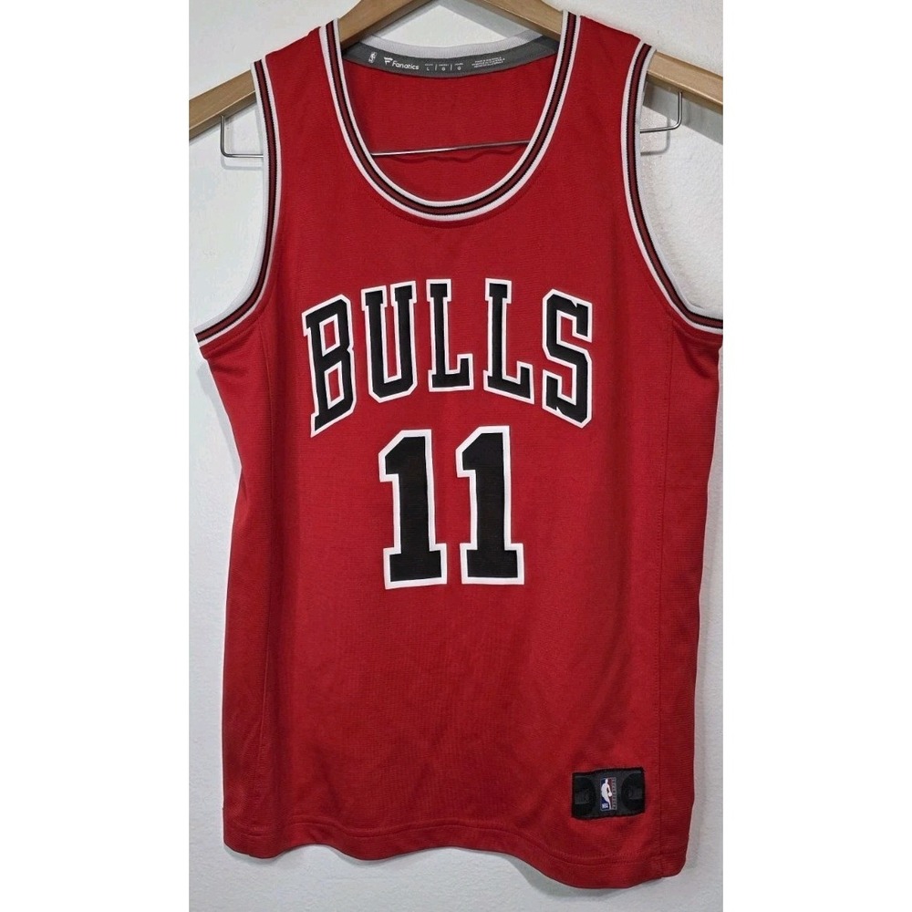 Chicago Bulls Demar DeRozan NBA Fanatics Red Dri-Fit Icon Edition Jersey #11 YL